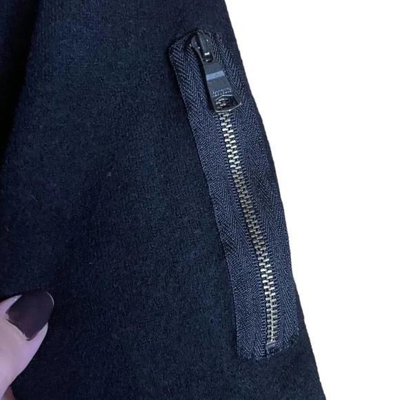 Banana Republic Men's Extra Fine Merino Wool Sweater Gold Side Zipper Size XL - Picture 3 of 6